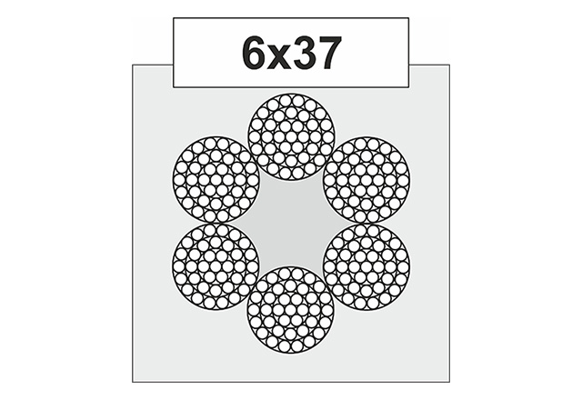 Lina stalowa splot 6x37